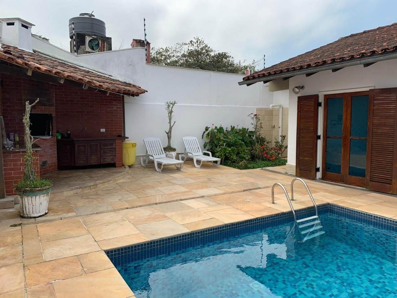 4 Suites, Ar Cond Tv, Internet, Piscina,150 Mts Praia! Aceitamos Pet! Guaruja Luaran gambar